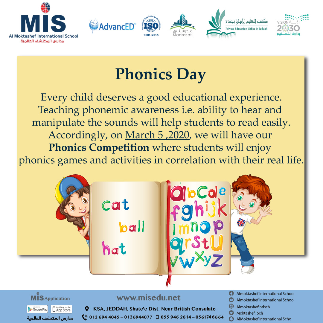 KGs Phonics Day