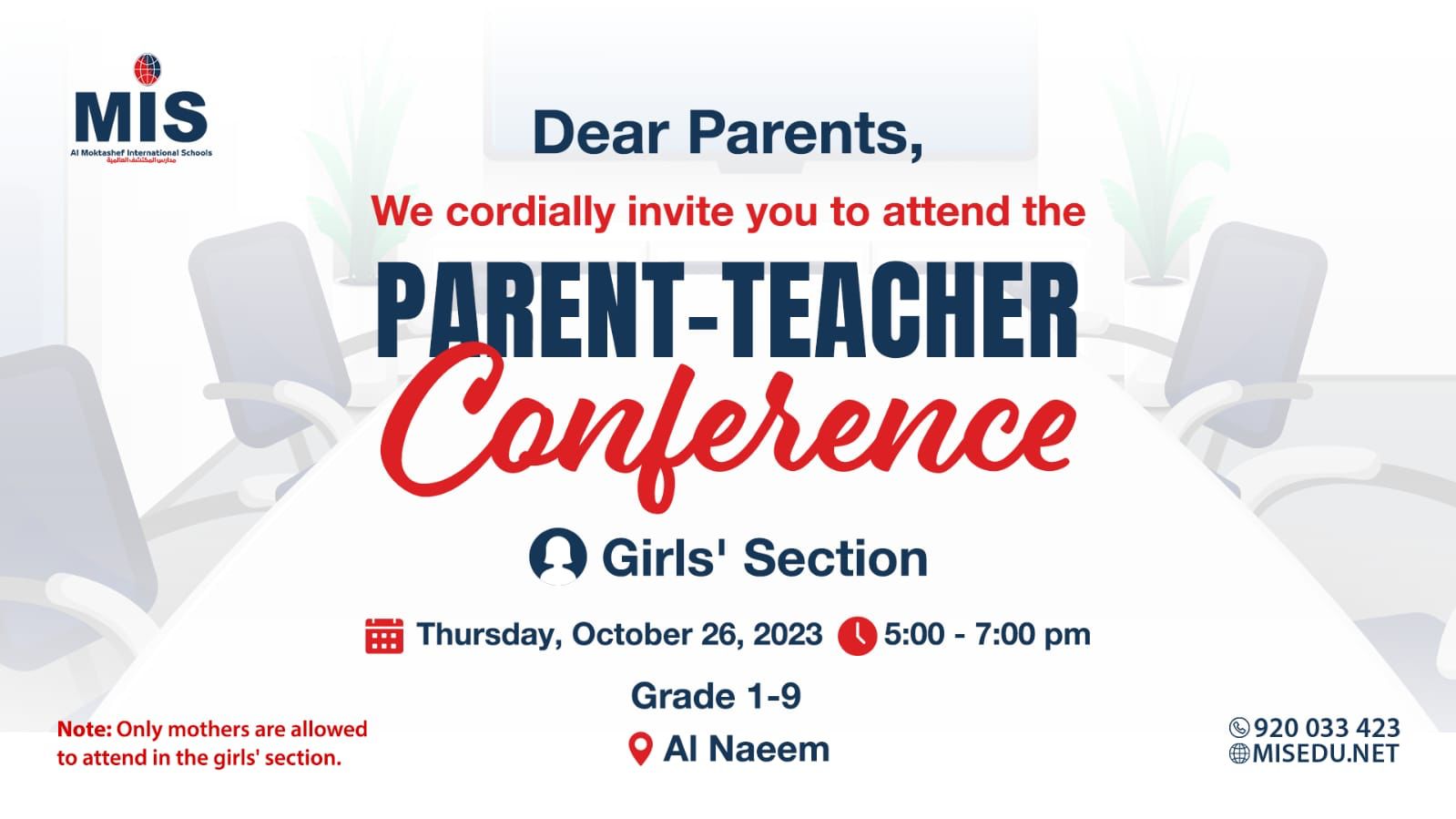 Parent-Teacher Conference – MIS