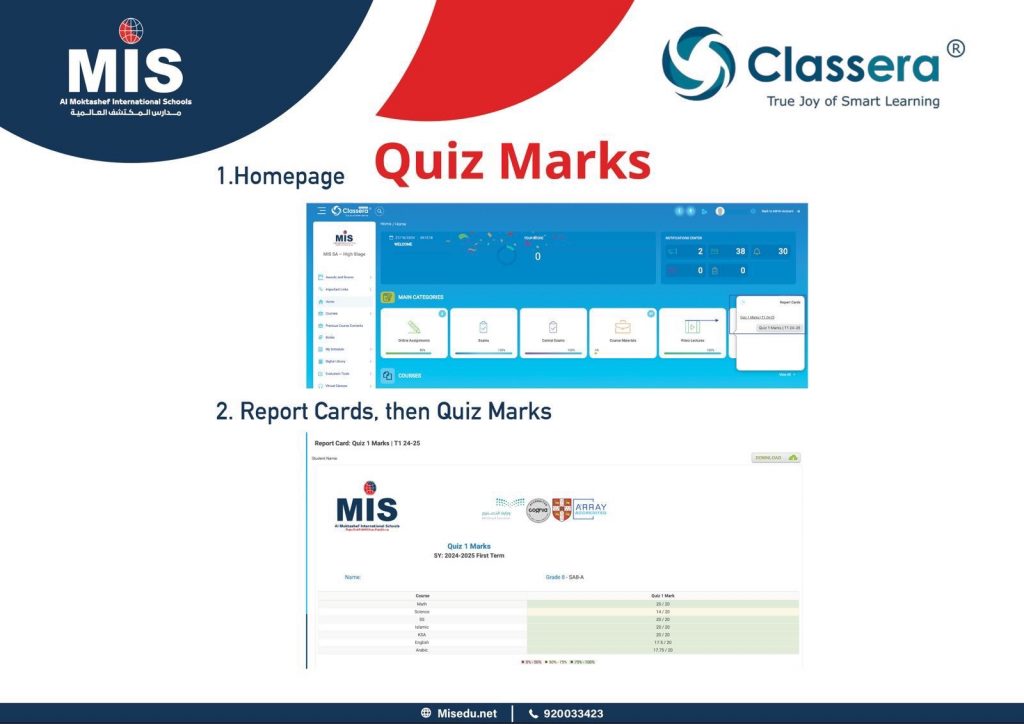 Quiz 1 Marks